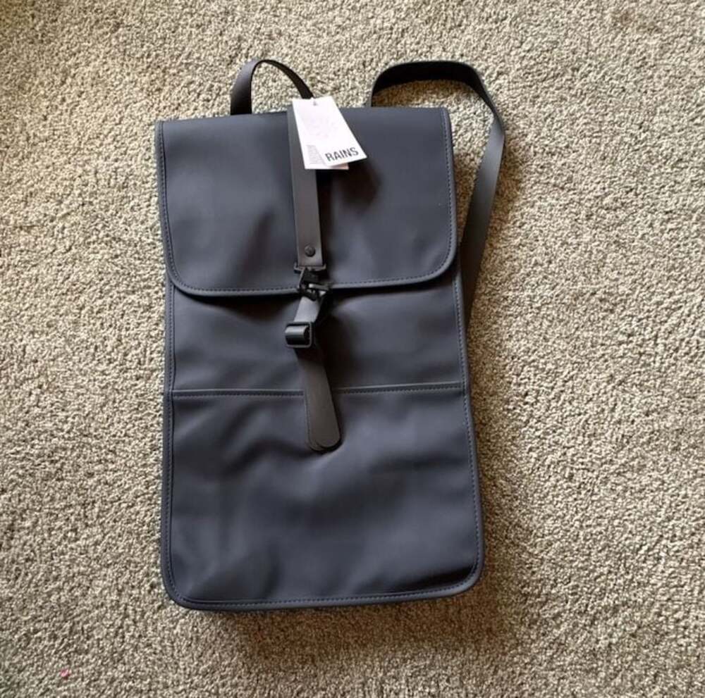 Rains new with tags Waterproof Backpack in Dark Grey